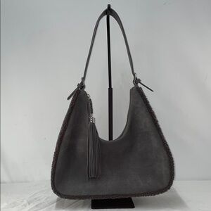 TALBOTS SHEARLING SUEDE HOBO BAG FTL-03-171